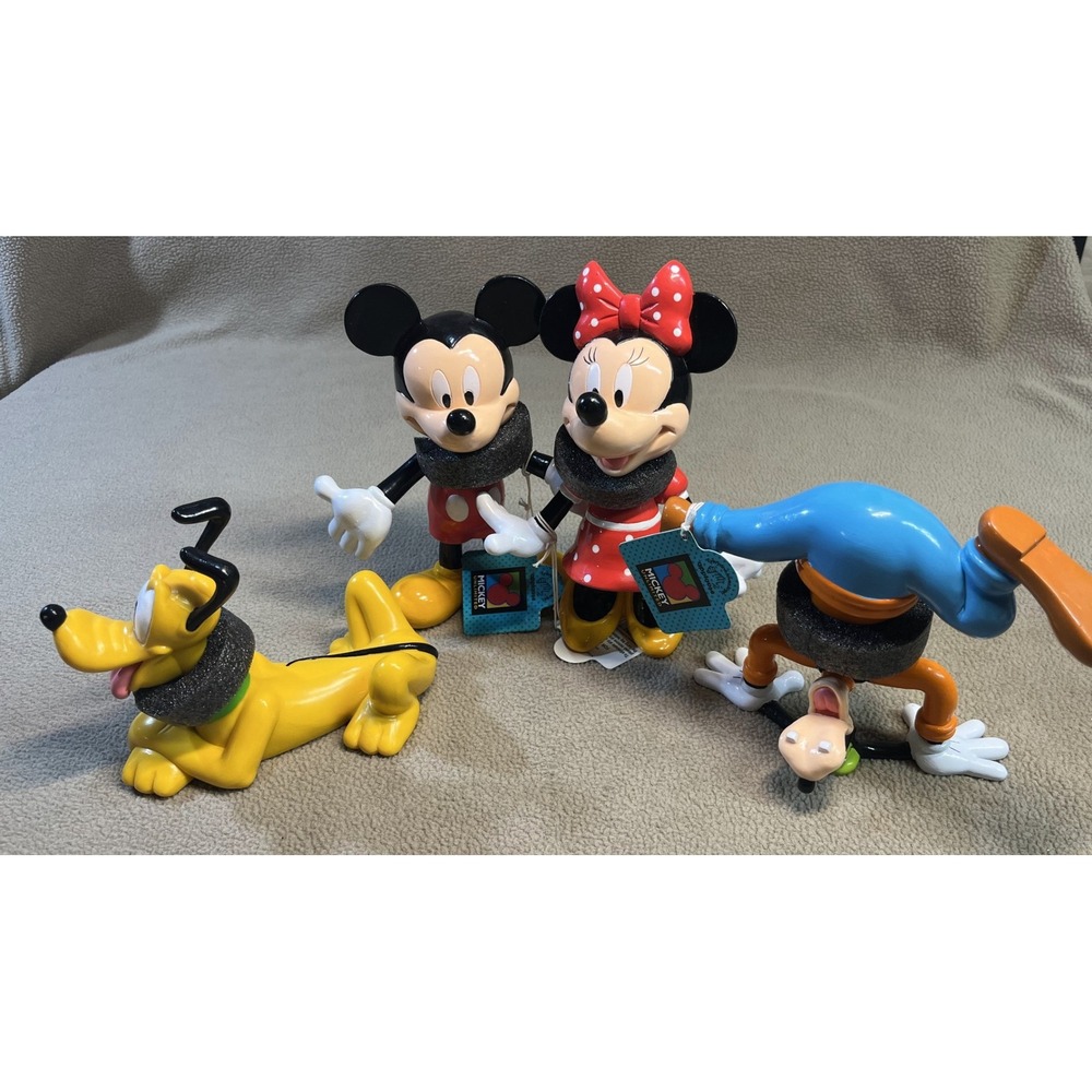 Vintage Disney Applause‎ Bobblehead Set of 4 Mickey Unlimited